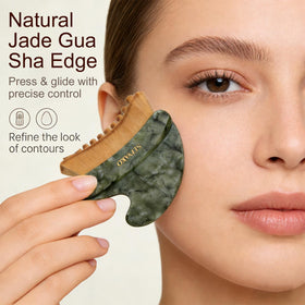 SEFVAKO Lymphatic Contour Face Brush in a refined gift box