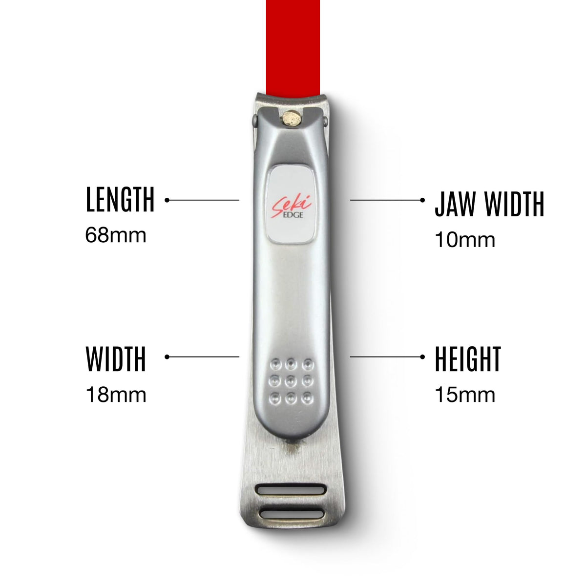 Seki EDGE Nail Clippers on a wooden surface