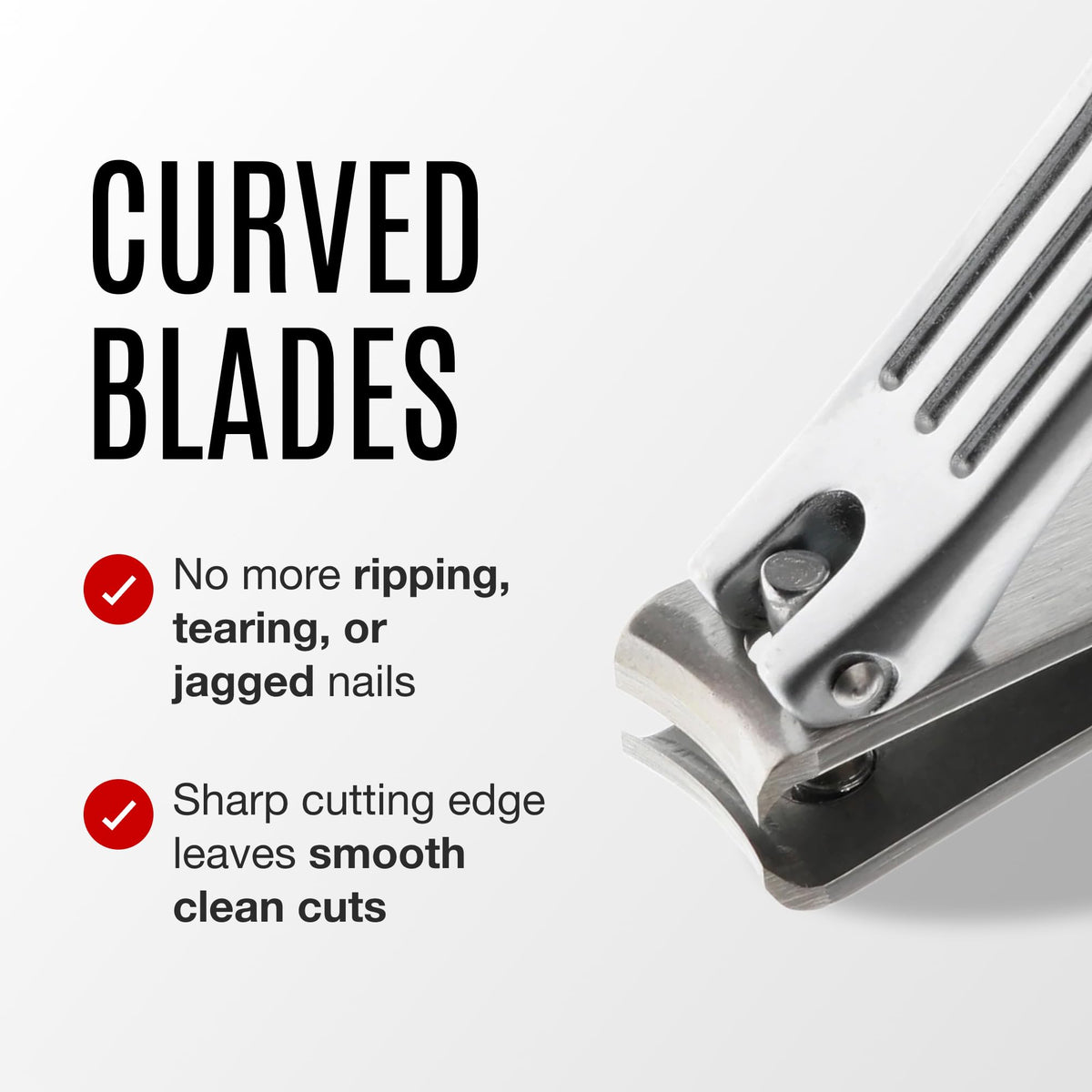 Seki EDGE Nail Clippers with a hand demonstrating use