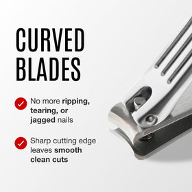 Seki EDGE Nail Clippers with a hand demonstrating use