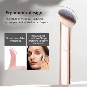Selection of eye makeup brushes from MAANGE 20 Pcs set