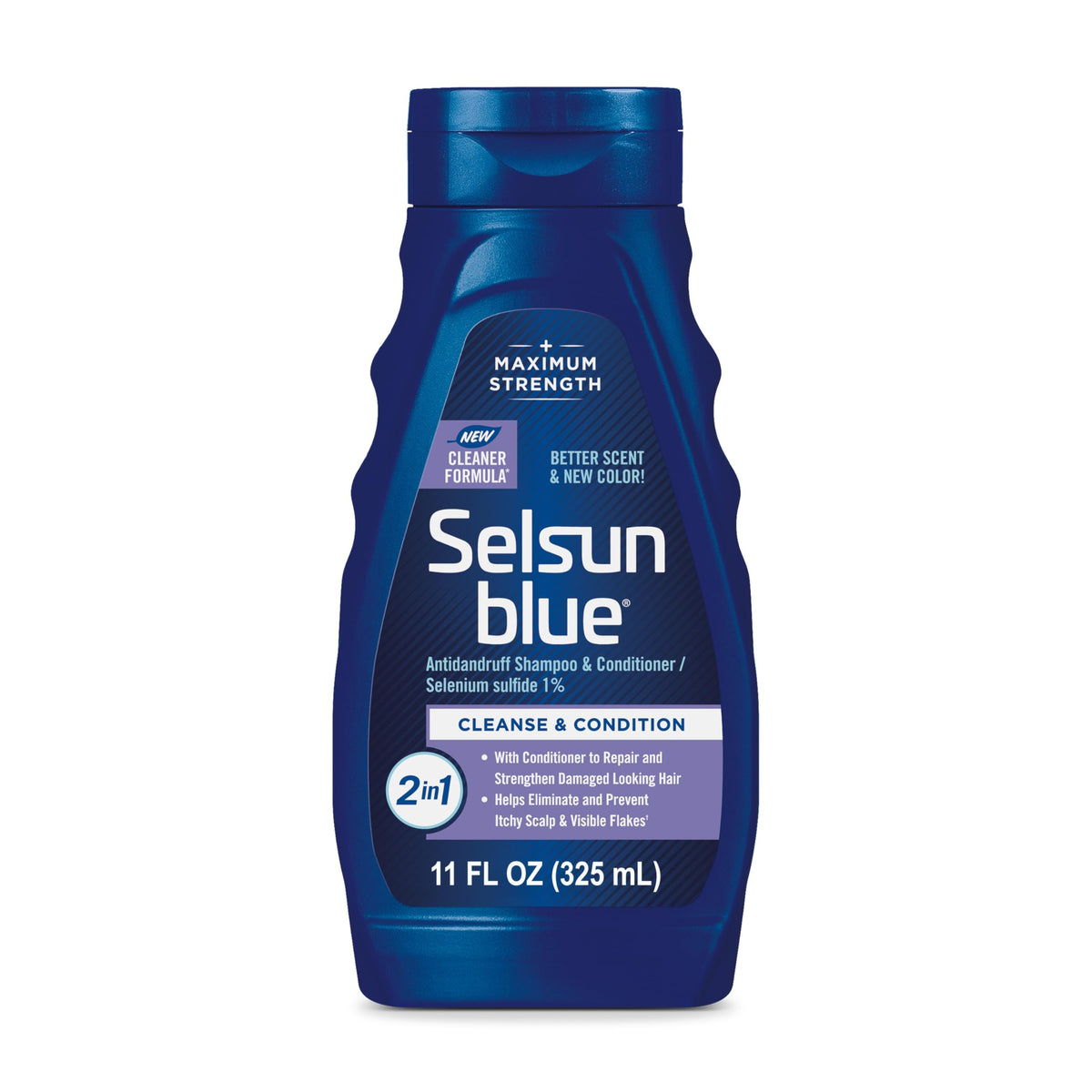 Selsun Blue 2-in-1 Antidandruff Shampoo & Conditioner 11 fl oz front view