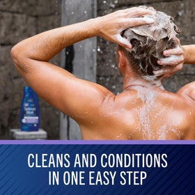 Selsun Blue 2-in-1 Antidandruff Shampoo & Conditioner texture on hand