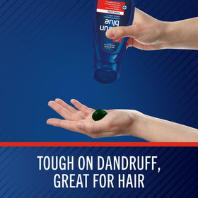 Selsun Blue Medicated Antidandruff Shampoo with cap open