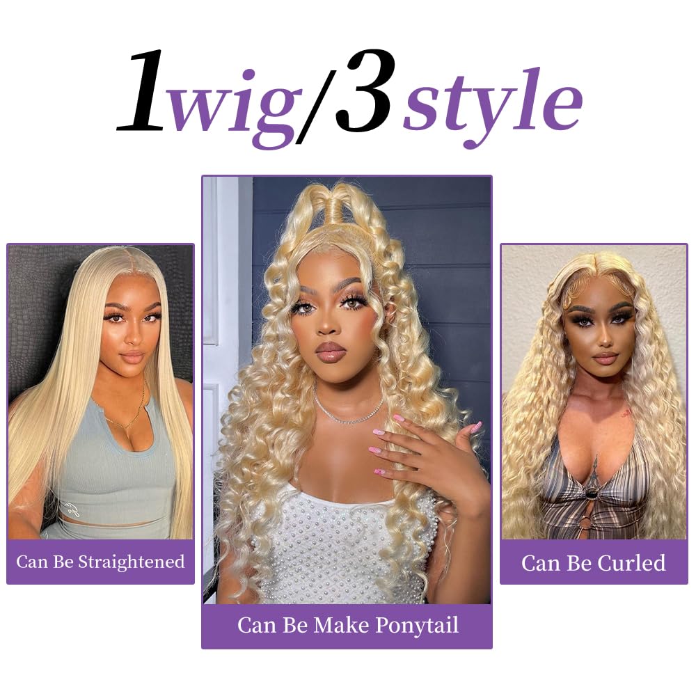 SEMANK 613 Lace Front Wig packaging and accessories