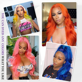 SEMANK 613 Lace Front Wig showing natural wave pattern