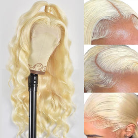SEMANK 613 Lace Front Wig side view showing body wave