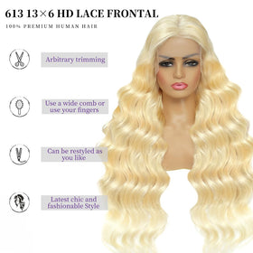 SEMANK 613 Lace Front Wig styled in a side part