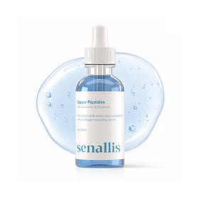 SenAllis Cosmetics Copper Peptides Serum 2 Fl Oz front view