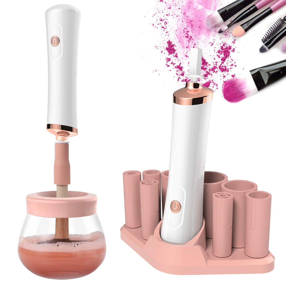 senbowe Makeup Brush Cleaner and Dryer Machine front view