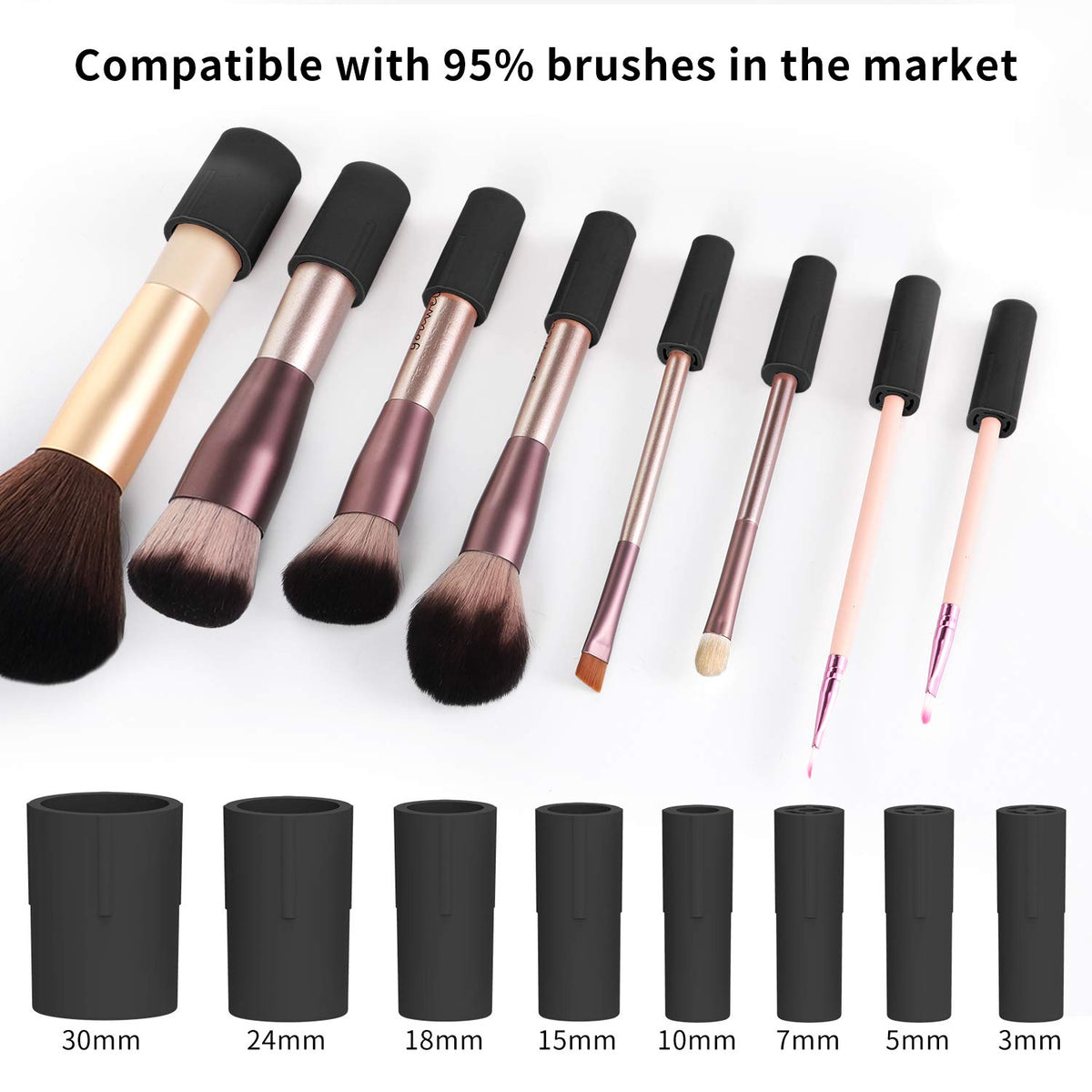 Senbowe Makeup Brush Cleaner and Dryer Machine side view