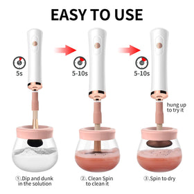 senbowe Makeup Brush Cleaner and Dryer Machine side view