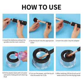 Senbowe Makeup Brush Cleaner user manual