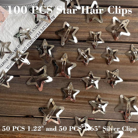 Seneeel Star Hair Clips in a hair styling scenario