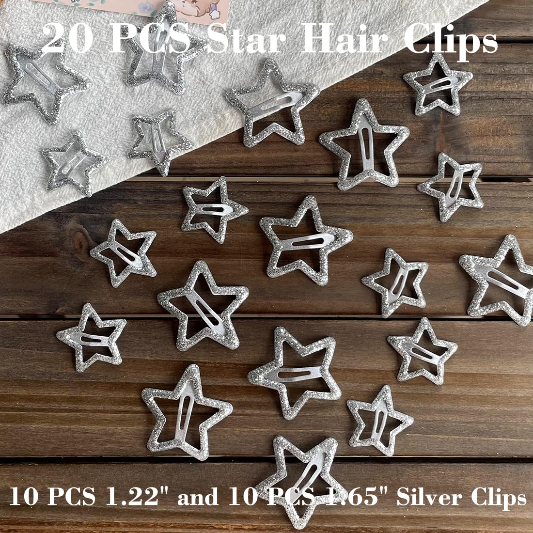 Seneeel Star Hair Clips packaging front view