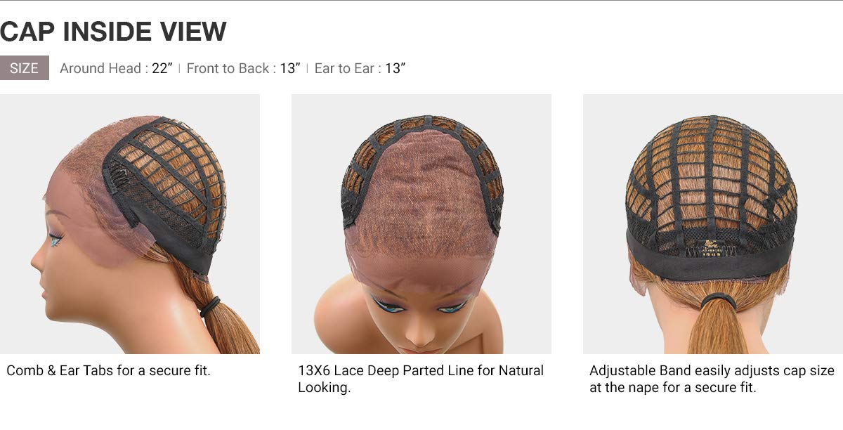 Sensationnel What Lace 13x6 Wig-Latisha Flamboyage Blonde back view