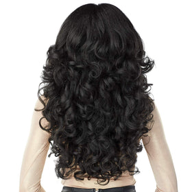 Sensationnel What Lace 13x6 Wig-Latisha Flamboyage Blonde on model