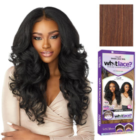 Sensationnel What Lace 13x6 Wig-Latisha Flamboyage Chocolate front view