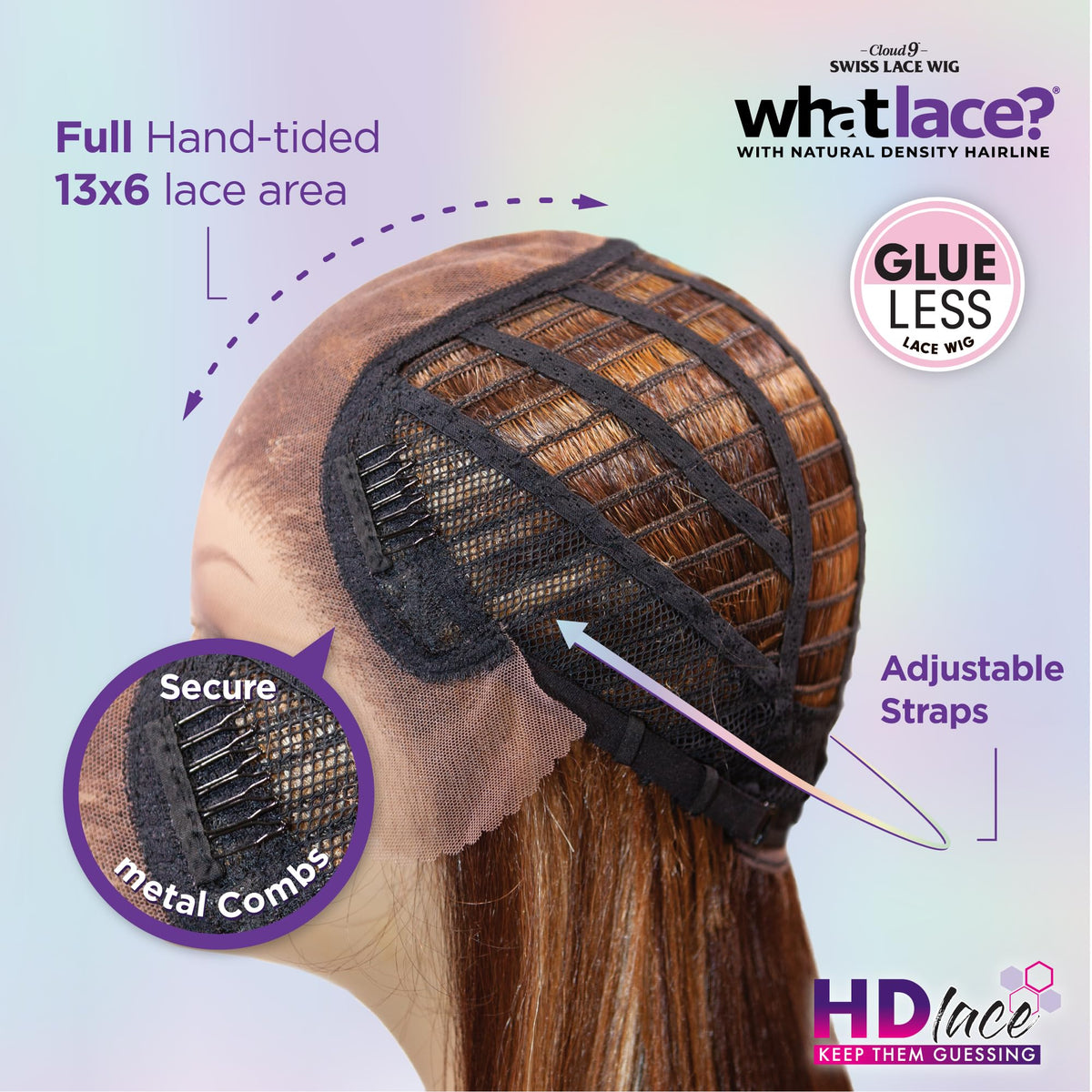 Sensationnel What Lace 13x6 Wig-Latisha with adjustable straps