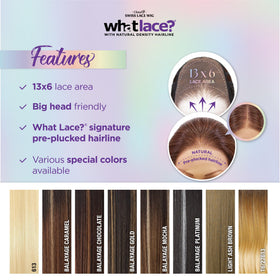 Sensationnel What Lace Wig-Glenna Balayage Caramel with accessories