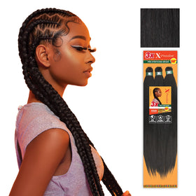 Sensationnel X-Pression 3X 58in braids in off black front view