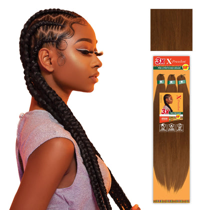 Sensationnel X-Pression 58in Braids Light Auburn front view