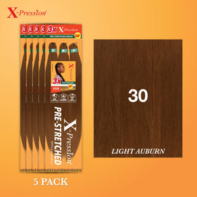 Sensationnel X-Pression 58in Braids Light Auburn packaging