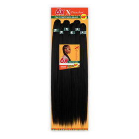 Sensationnel X-Pression 58in dark brown braids front view