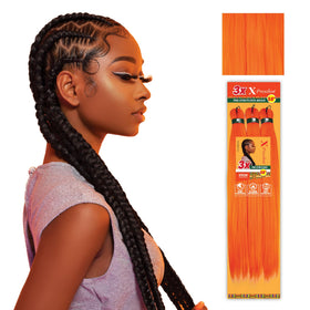 Sensationnel X-Pression Braiding Hair 58in Orange front view