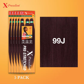 Sensationnel X-Pression braiding hair texture close-up