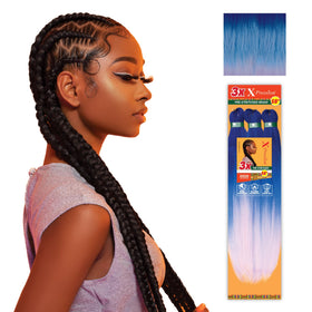 Sensationnel X-Pression Braids 3X 58" 3TBLUE front view