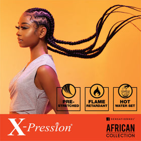 Sensationnel X-Pression Braids 3X 58in in Bohemian style