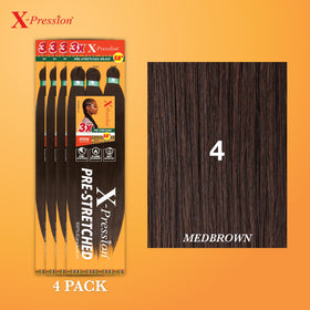 Sensationnel X-Pression Braids 58in Medium Brown packaging