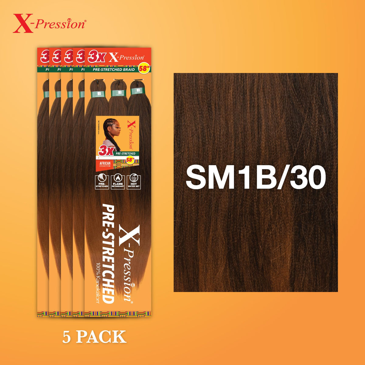 Sensationnel X-Pression Braids packaging