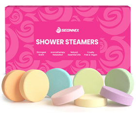 SEONNIX Shower Steamers 8 Pack with various scents