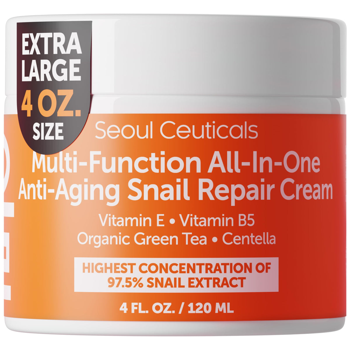SeoulCeuticals 97.5% Snail Mucin Face Moisturizer front view