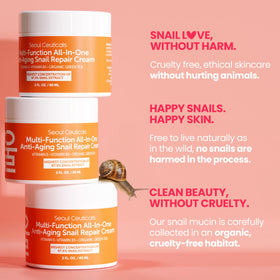 SeoulCeuticals 97.5% Snail Mucin Face Moisturizer lifestyle scene