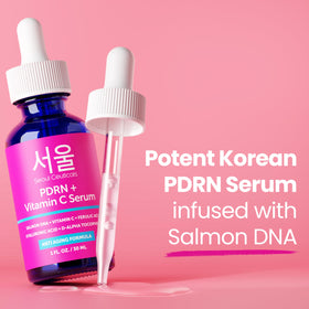 SeoulCeuticals PDRN Serum Salmon DNA Vitamin C in hand