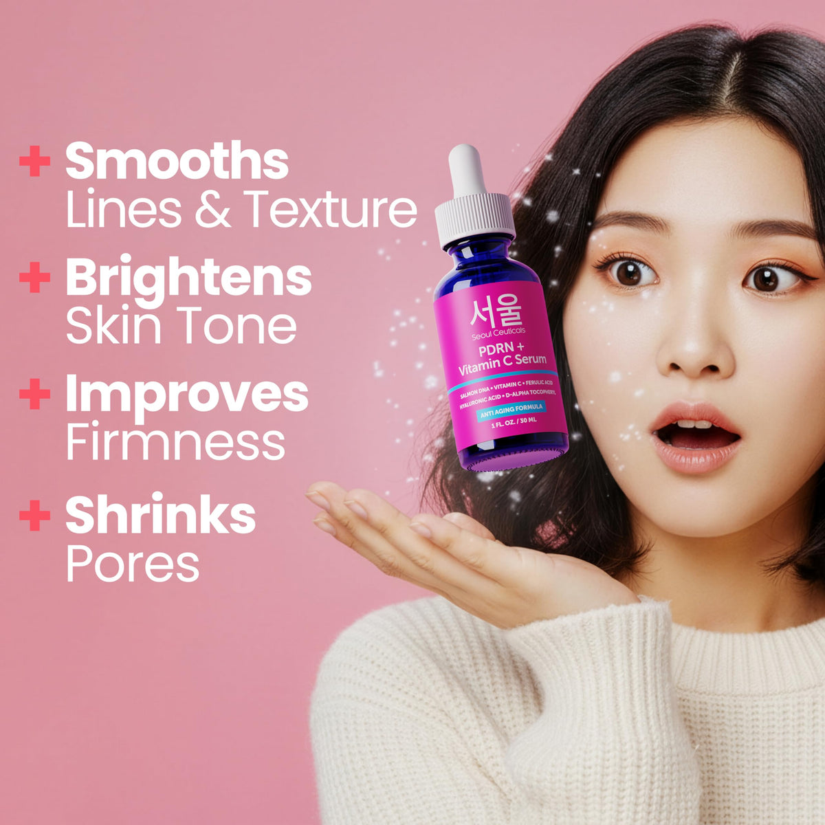 SeoulCeuticals PDRN Serum Salmon DNA Vitamin C lifestyle use