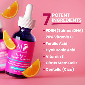 SeoulCeuticals PDRN Serum Salmon DNA Vitamin C texture close-up