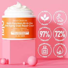 SeoulCeuticals Snail Mucin cream lifestyle scene