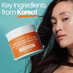 SeoulCeuticals snail mucin cream texture on hand