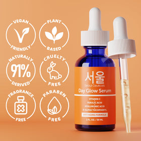 SeoulCeuticals Vitamin C Serum 20% applied on skin