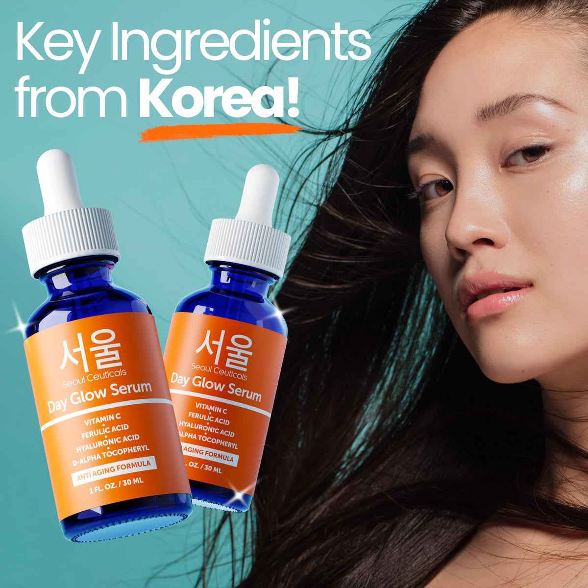 SeoulCeuticals Vitamin C Serum 20% with skincare routine