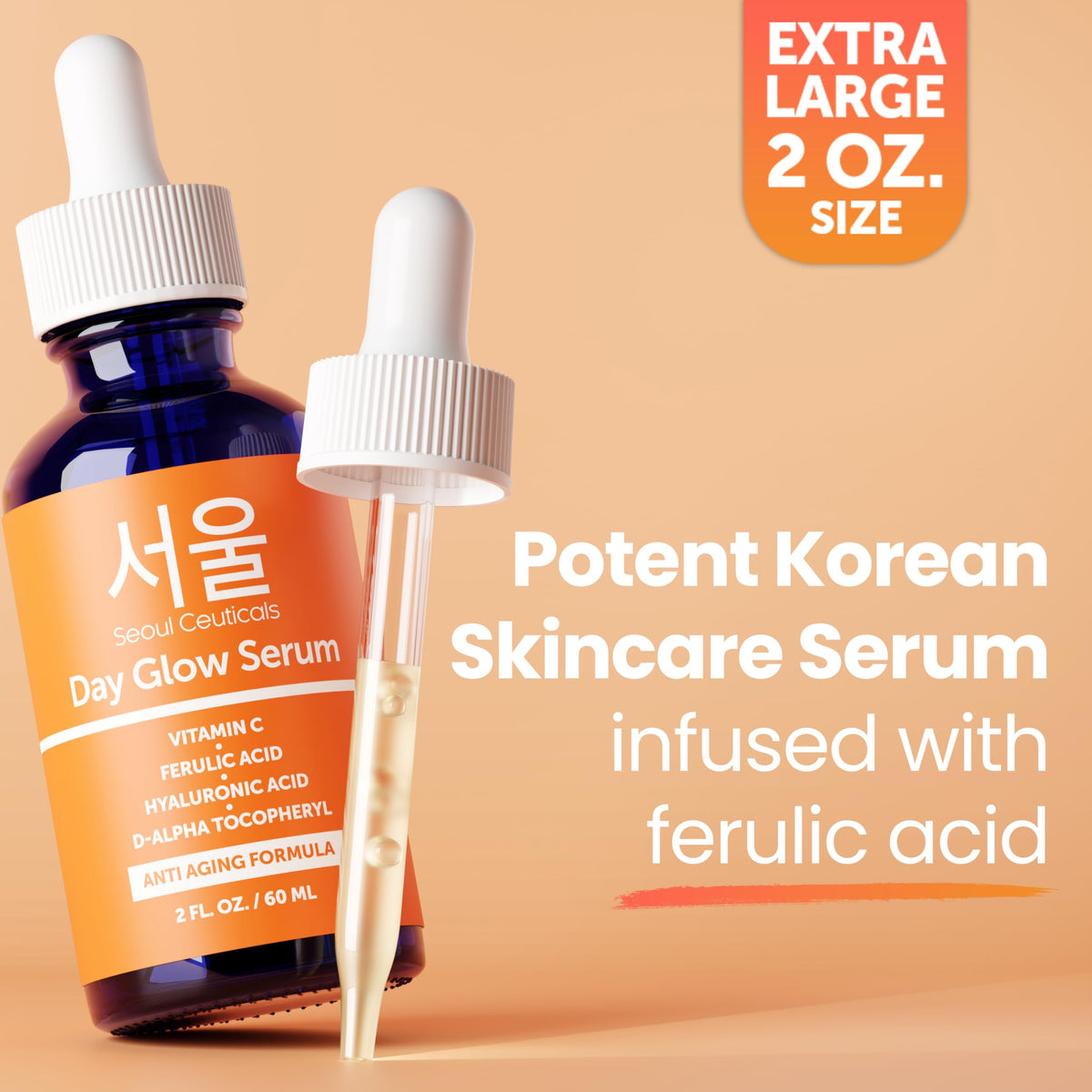 SeoulCeuticals Vitamin C Serum application on face