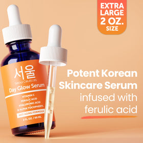 SeoulCeuticals Vitamin C Serum application on face