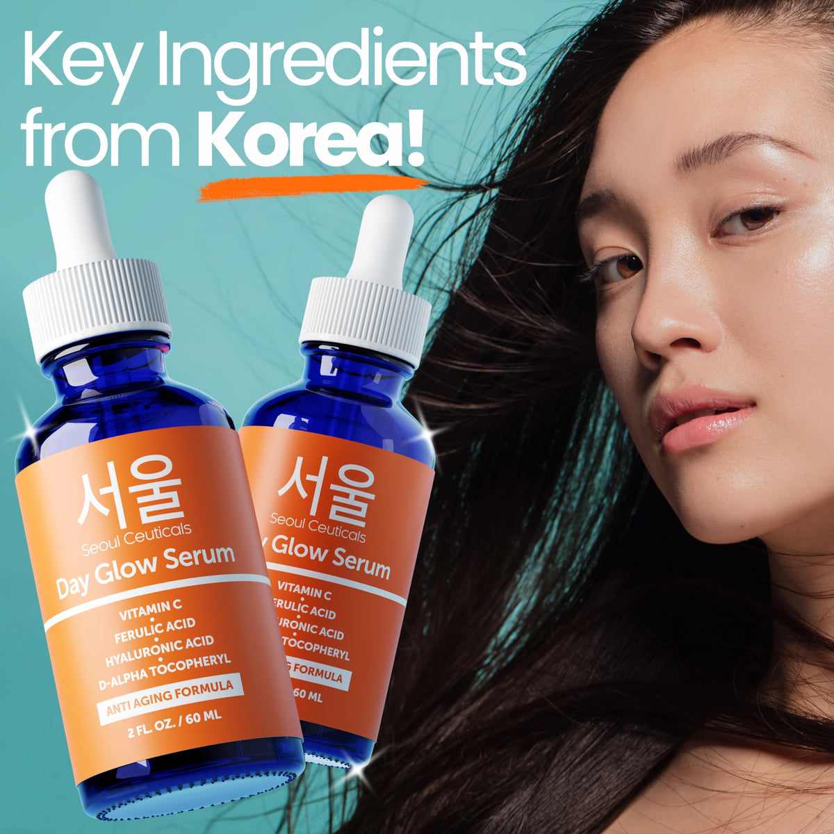 SeoulCeuticals Vitamin C Serum back view with details