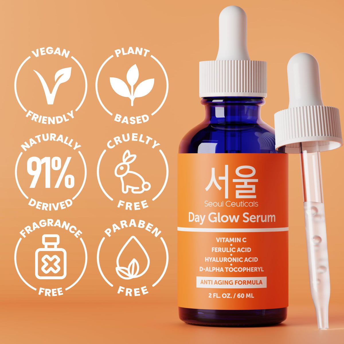 SeoulCeuticals Vitamin C Serum with ingredients