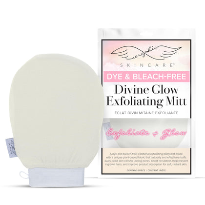 SERAPHIC SKINCARE Divine Glow Exfoliating Mitt front view