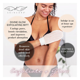SERAPHIC SKINCARE Divine Glow Exfoliating Mitt packaging